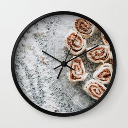 Cinnamon Rolls Wall Clock