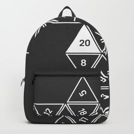 Unrolled D20 Backpack