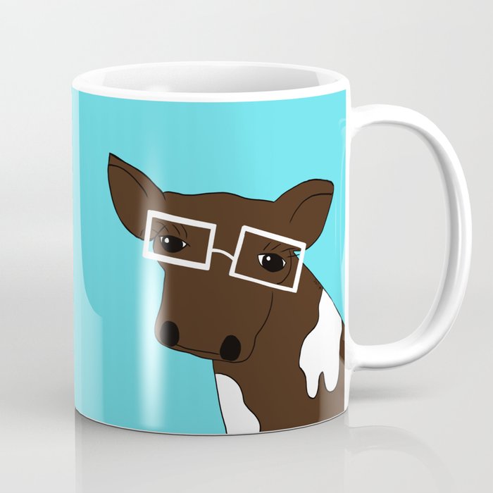 Matilda the Hipster Cow Coffee Mug
