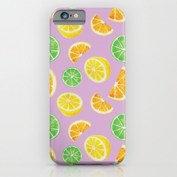 Citrus Pattern iPhone Case