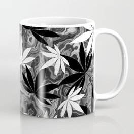 Black And White Weed Coffee Mug