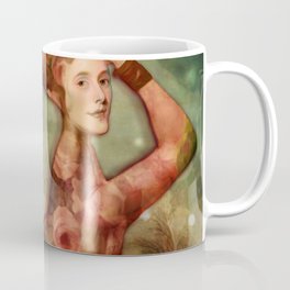 Mermaid among flowers Coffee Mug