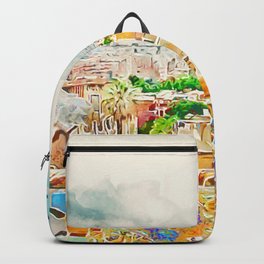 Barcelona, Parc Guell Backpack