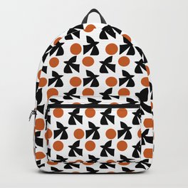 Crow and Raven Blackbirds and Orange Suns Backpack