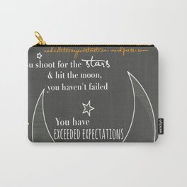 Exceed Expectations Moon Carry-All Pouch