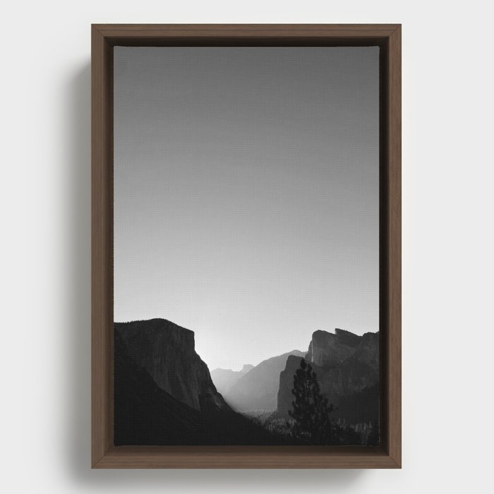 Yosemite Morning Framed Canvas