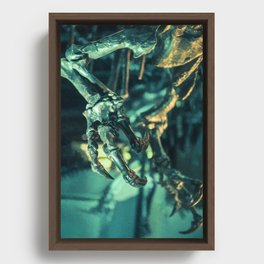 Bones of the past Framed Canvas