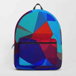 GFTPolygon095 / Polygon Abstract Art  Backpack