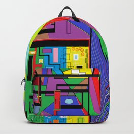Geometry Abstract Backpack