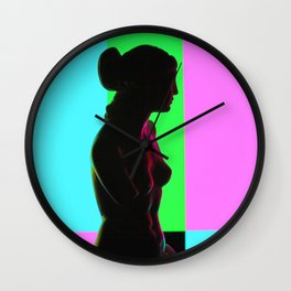 Venus De Milo (Color Bars) Wall Clock