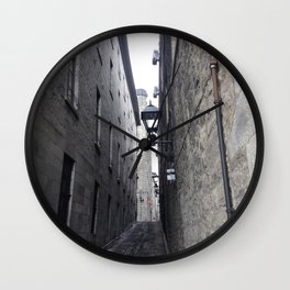 Old Montreal Cobble Road Wall Clock