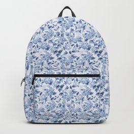 Blue Hydrangea Smaller Pattern Backpack
