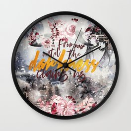 Darkness claims us Wall Clock