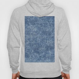 Jeans in acid wash blue. Denim background, texture, close up. Faded wash Hoody