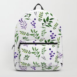 Emerald dream/Green leaves pattern Backpack