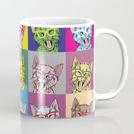 Pop Art Cats Coffee Mug