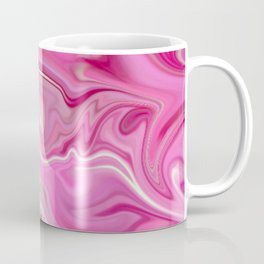 Shades of Pink & White Pastel Pattern Coffee Mug