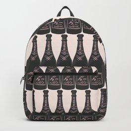 Dark Champagne Bottles Backpack