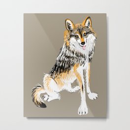 Mexican Wolf #1 Metal Print