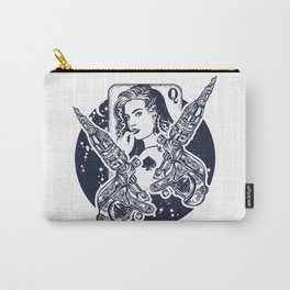 Queen playing card Carry-All Pouch