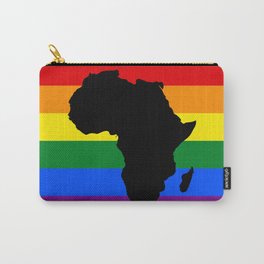 Rainbow Africa Gay proud African lgbt pride season  Carry-All Pouch