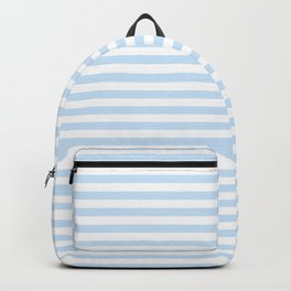 Pattens Blue Small Horizontal Stripes | Interior Design Backpack