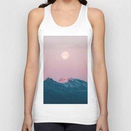 Moon and the Mountains – Landscape Photography Tank Top