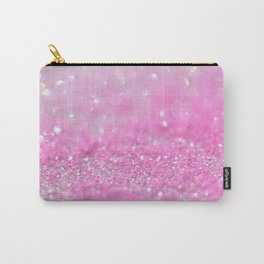 Sparkling Baby Girl Pink Glitter Effect Carry-All Pouch