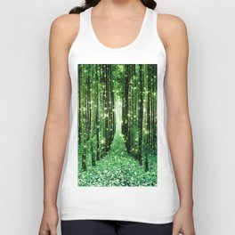 Magical Forest Green Elegance Tank Top
