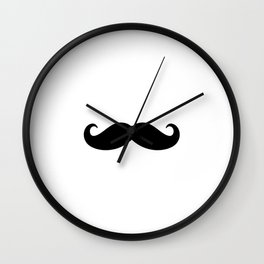 He Moustache Wall Clock