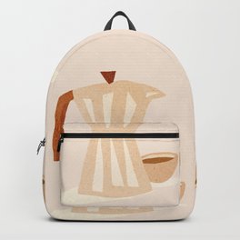 Abstraction_BIALETTI_MOKA_EXPRESSO_MAKER_COFFEE_POP_ART_1218C Backpack