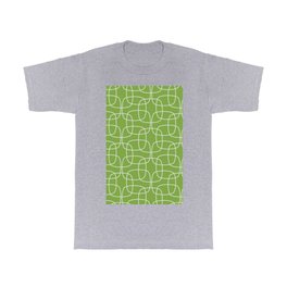 Square Pattern Greenery T Shirt