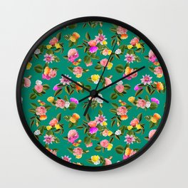 Frida Floral Wall Clock