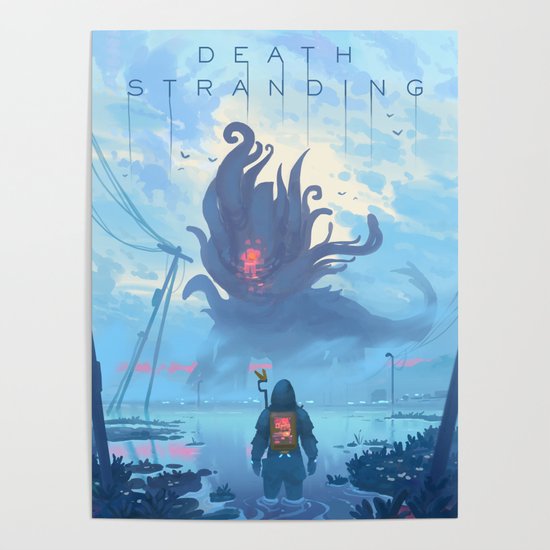 Death Stranding Game Poster Art Print A0 A1 A2 A3 A4 Maxi 