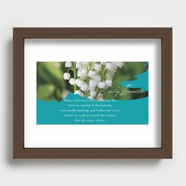 Quote 36 Recessed Framed Print