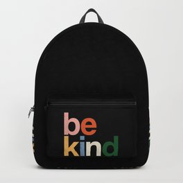 be kind colors rainbow Backpack