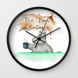 But first, coffee. Perfect for all you caffeine lovers. Wall Clock