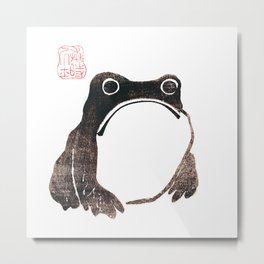 Matsumoto Hoji Frog Metal Print