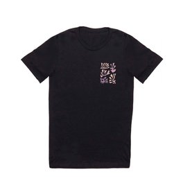 Rose-Coloured Cut-Outs T Shirt