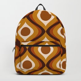 Retro 70s Mid Century Pattern Backpack