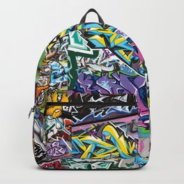 PAGER Collage Royal Stain Backpack