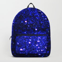 Sparkling Dark Blue Glitter Backpack
