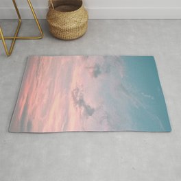 Pink and Blue Skyscape Rug