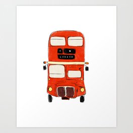 Double Decker Bus Art Prints to Match Any Home's Decor | Society6