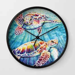 Sea Turtles Wall Clock