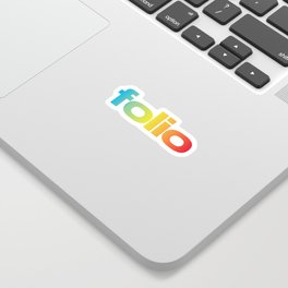 Folio Rainbow Sticker