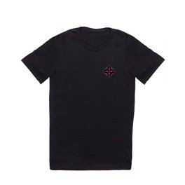 Rhombuses with cross (blue-red-black) T Shirt