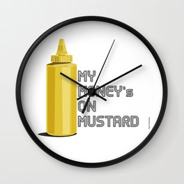 Mustard Pride - Baseball Condiment Race Wall Clock | Mustard, Condiments, Baseballapparel, Drawing, Ketchuprace, Clevelandbaseball, Baseballgame, Clevelandt Shirt, Hotdog, Mustardrace 