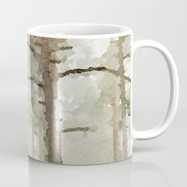 Foggy forest watercolor painting #35 Coffee Mug