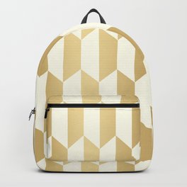 Rhombus Golden Backpack